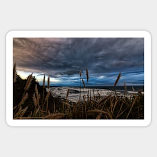 Stormy Evening Over the Pacific Sticker